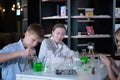 Science classroom helps students learn to observe, investigate and experiment about natural phenomena and then systematize results
