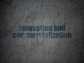 Science concept: Innovation And Commercialization on grunge wall background Royalty Free Stock Photo