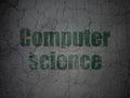 Science concept: Computer Science on grunge wall background Royalty Free Stock Photo