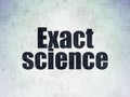 Science concept: Exact Science on Digital Data Paper background Royalty Free Stock Photo