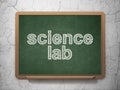 Science concept: Science Lab on chalkboard background Royalty Free Stock Photo