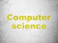 Science concept: Computer Science on wall background Royalty Free Stock Photo