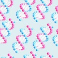 Science Dna Pattern Royalty Free Stock Photo