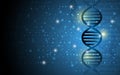 Science dna structure abstract design background