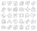 Science and education line icons collection. Thin outline icons pack. Vector illustration eps10