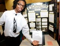 Science Fair Poster and Student