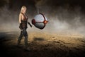 Science Fiction Woman, Robot, Desert