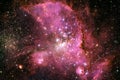 Science fiction space wallpaper, galaxies and nebulas in awesome cosmic image