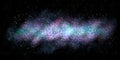 Science Fiction Swirl Galaxy Cosmos Background Royalty Free Stock Photo