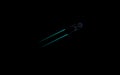 Science Fictional image of a starship in deep space and black background. Wallpeprer