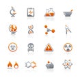 Science // Graphite Icons Series Royalty Free Stock Photo