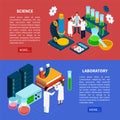 Science Horizontal Banners Set