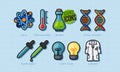 Science Icon Set Vector Design