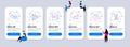 Science icons set. Included icon as Eco energy, Demand curve, Copy documents. Vector