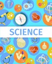 Science Inventions Colorful Vector Poster