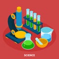 Science Isometric Composition