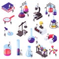 Science Isometric Icons Collection