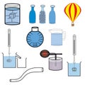 Science laboratory equipment vector