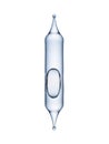 Science laboratory pipette with a drop of chemical