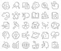 Science line icons collection. Thin outline icons pack. Vector illustration eps10 Royalty Free Stock Photo