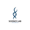 Science logo art template Royalty Free Stock Photo