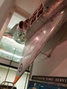 Cutaway model plane Science Museum London