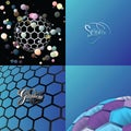 Science and nano technology background