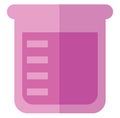 Science pink liquid, icon