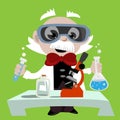 Science professor Royalty Free Stock Photo