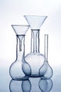 For science research glass laboratory equipment Royalty Free Stock Photo