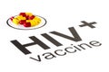 Science research by HIV Oral vaccine capsule, aids Royalty Free Stock Photo