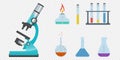 Science and scientist, science laboratory, lab chemistry, research scientific, microscope and experiment, chemical lab Royalty Free Stock Photo