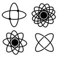science symbol. Vector illustration. Stock image. Royalty Free Stock Photo