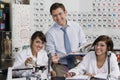 Science Teacher Assisting Student Royalty Free Stock Photo