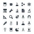 Science and Technology Cool Vector Icons 4 Royalty Free Stock Photo