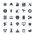 Science and Technology Cool Vector Icons 2 Royalty Free Stock Photo