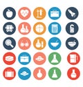 Science and Technology Isolated Vector icons set that can be easily modified or edit Royalty Free Stock Photo