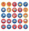 Science and Technology Isolated Vector icons set that can be easily modified or edit Royalty Free Stock Photo
