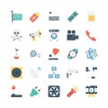 Science and Technology Vector Icons 6 Royalty Free Stock Photo