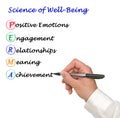 Science of Well-Being Royalty Free Stock Photo