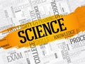 SCIENCE word cloud collage Royalty Free Stock Photo