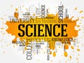 SCIENCE word cloud collage Royalty Free Stock Photo
