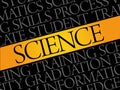 SCIENCE word cloud collage Royalty Free Stock Photo