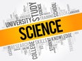 SCIENCE word cloud collage Royalty Free Stock Photo
