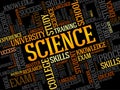SCIENCE word cloud Royalty Free Stock Photo