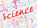SCIENCE word cloud Royalty Free Stock Photo