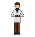 Scientific avatar character icon