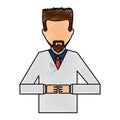 Scientific avatar character icon