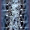 Neuron cells forming net Royalty Free Stock Photo