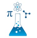 Scientific Beaker & Symbols